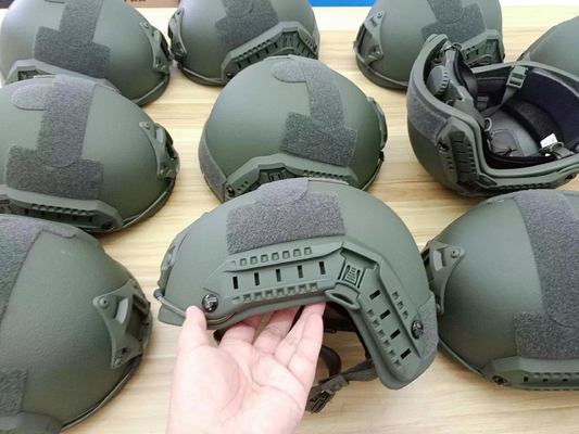 UHMWPE 물질 고 탄도 방탄 헬멧 무게 1.4kg