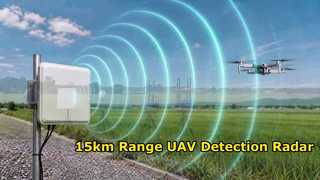 시청: 소형 경량 감지 UAV 레이더 최대 15Km 감지 범위 쇼케이스