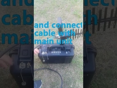 군사용 휴대용 드론 방해기 방향 단원 조작